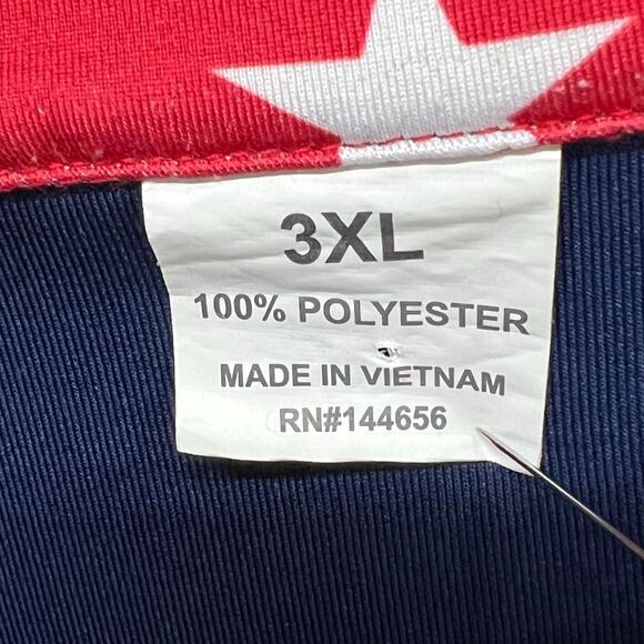 Folds Of Honor Pullover Womens 3XL Blue Stars Flag Patriotic Logo Athletic USA - Picture 11 of 13
